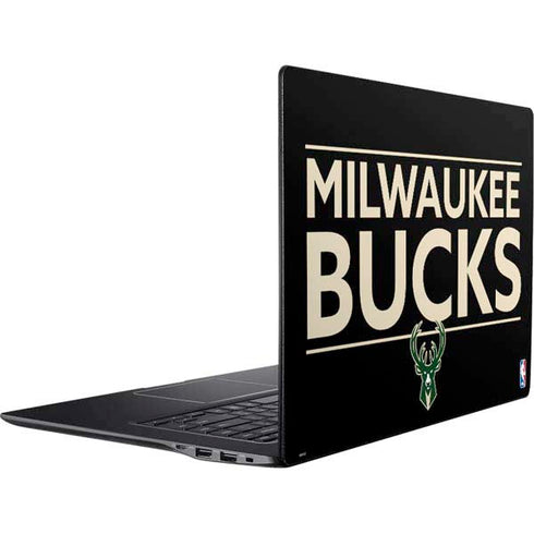 NBA Milwaukee Bucks Standard - Black Ativ Book 9 (15.6in 2014) Skin